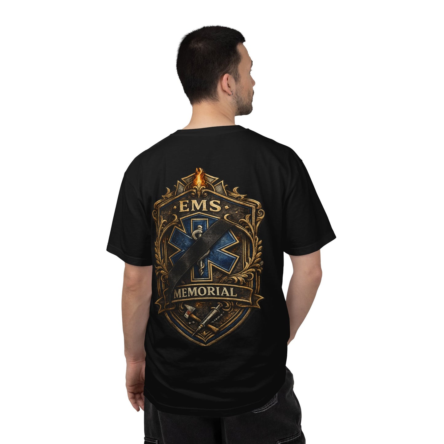 EMS Fallen Tribute T-Shirt — First Responders Memorial Tee