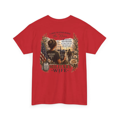Military Wife Support Tee | Deployment Wife, Proud Military Spouse Shirt